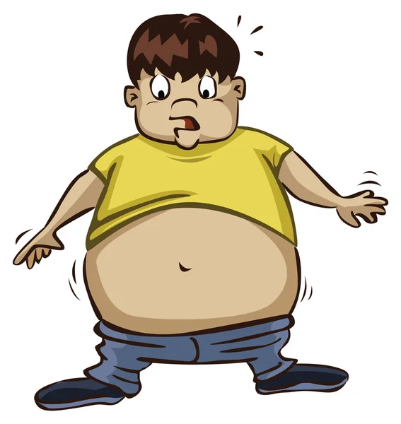 Obese child Vector Art Stock Images | Depositphotos
