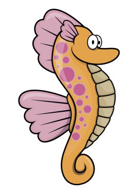 Güzel çizgi film deniz atı