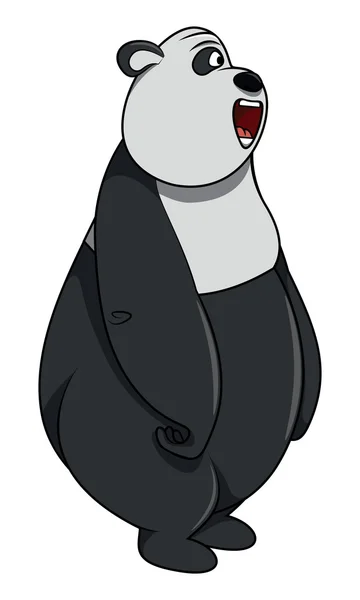 Panda personnage de dessin animé — Image vectorielle