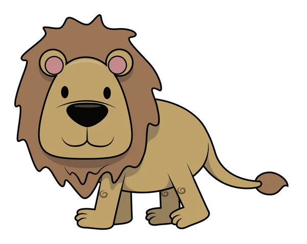 Löwenbaby — Stockvektor