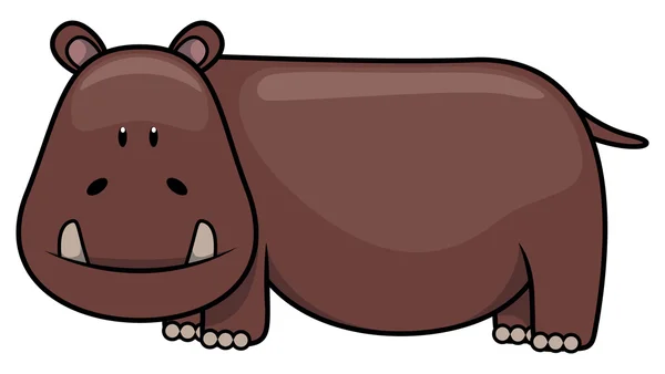 Hippoo bébé — Image vectorielle