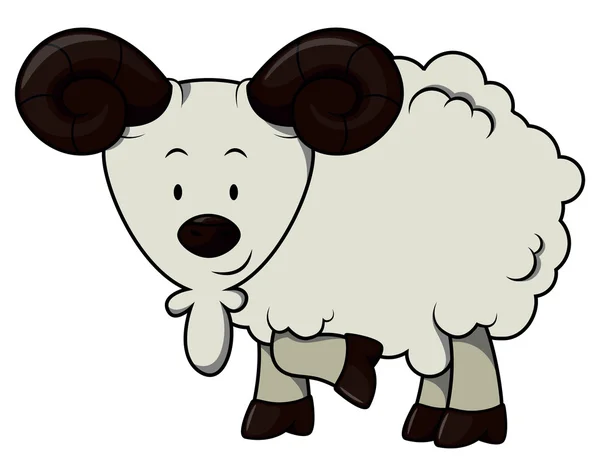 Πρόβατα καρτούν εικονογράφηση — Διανυσματικό Αρχείο