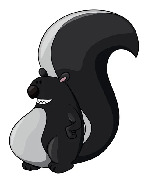 Skunk desenho animado ilustração —  Vetores de Stock