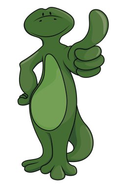 Gecko karikatür