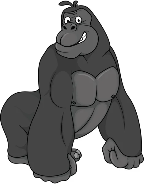 Illustration de bande dessinée Gorilla — Image vectorielle