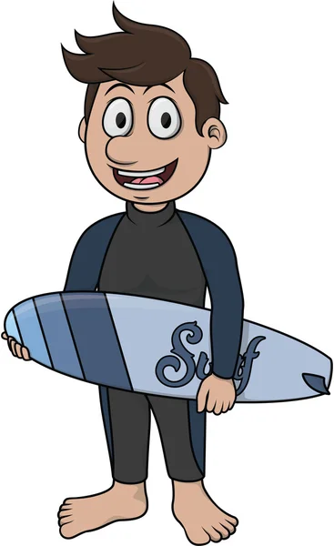 Surf sport - Illustrazione dei cartoni animati — Vettoriale Stock