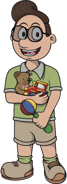 Child care vector cartoon illustration design — Stock Vector