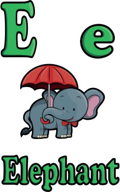 E fil vektör çizim için