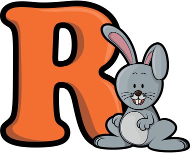 Tavşan vektör çizim için R