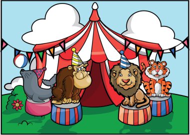 animal circus party attraction festival
