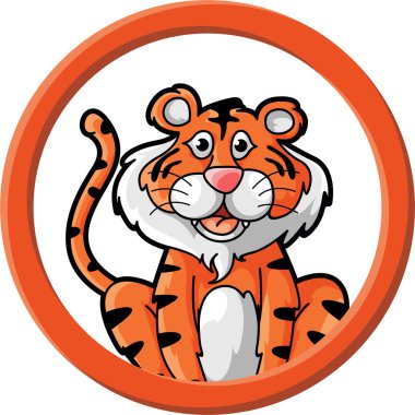 Kaplan afiş illüstrasyon çember