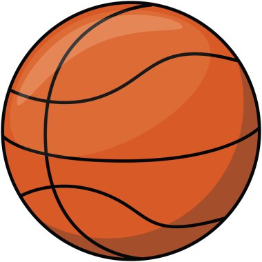 Sepet topu çizgi film illüstrasyon