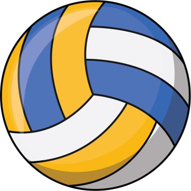 Voleybolu top illüstrasyon
