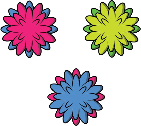 Chearleader poms illusztráció — Stock Vector