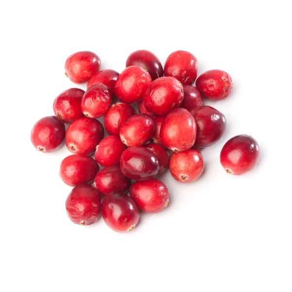 Taze kırmızı cranberries yığını — Stok fotoğraf