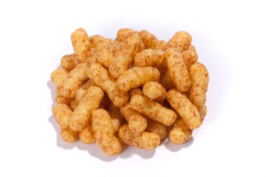 Beyaz izole fıstık döndürür