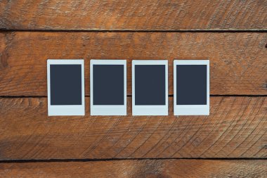 Kopya alanı ile dört boş anında fotoğraf çerçeveleri 