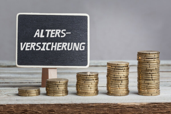 Altersversicherung (retirement insurance) in German language