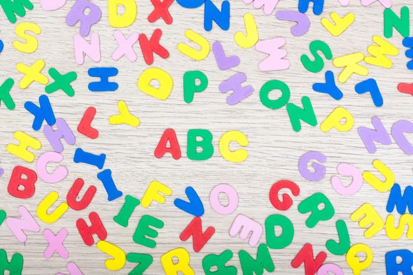 Cluster di lettere con ABC — Foto Stock