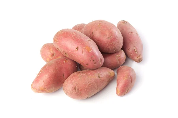Sweet Potato Isolated White Closeup Studio Shot — Stock Photo, Image