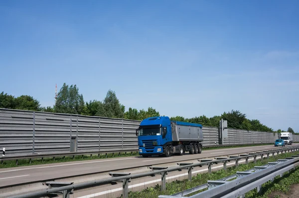 Truck on German Autobahn, Highway — Stock Photo, Image