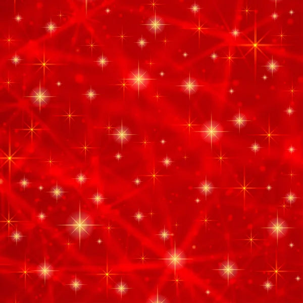 Fondo rojo abstracto con brillantes estrellas centelleantes. Galaxia cósmica brillante (atmósfera). Textura de fondo de vacaciones en blanco para Navidad (Navidad), Feliz Año Nuevo con elementos brillantes de la Vía Láctea (cielo de fantasía ) — Archivo Imágenes Vectoriales