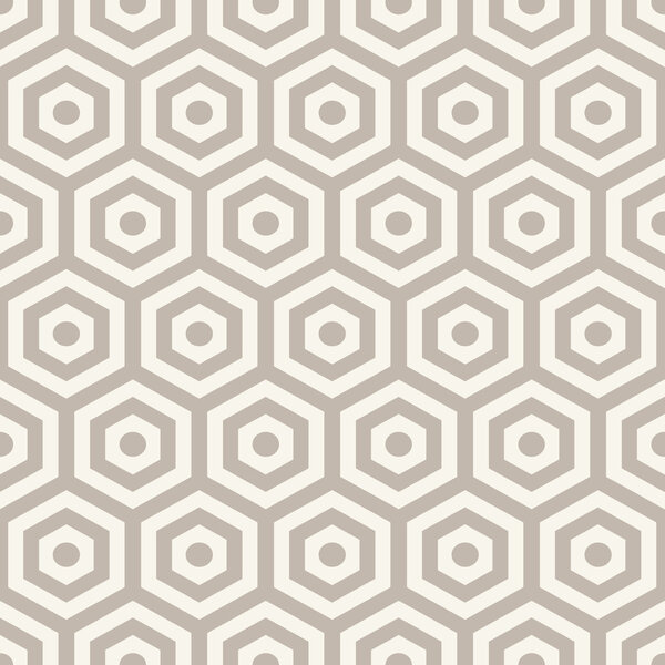 Hexagons texture. Seamless geometric pattern.