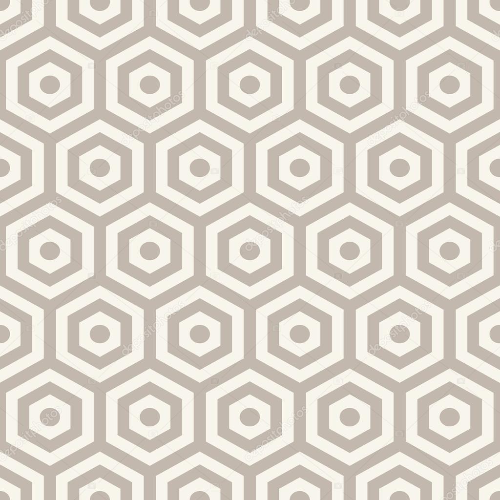 Hexagons texture. Seamless geometric pattern.