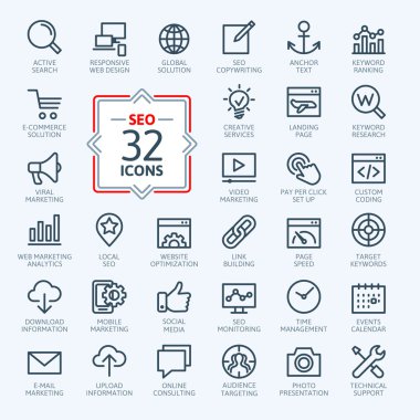 Anahat Web Icons set - Seo