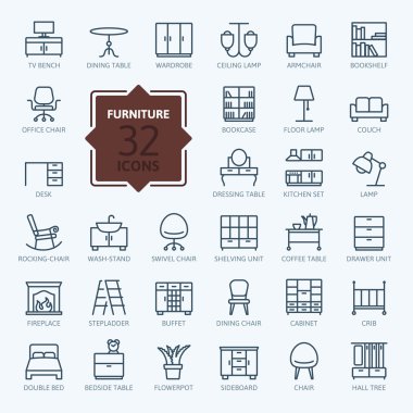 Anahat web Icon collection - mobilya