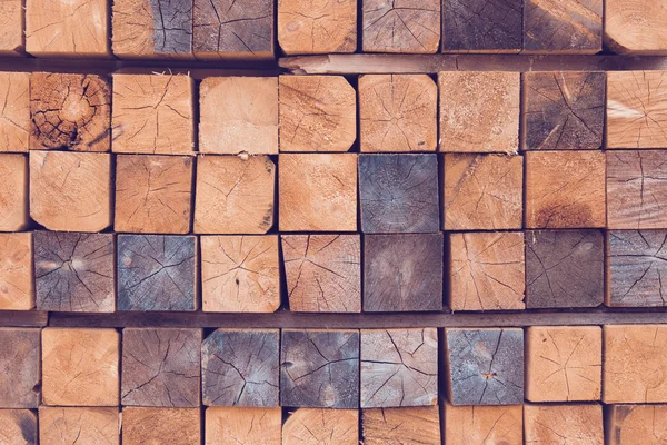 Stack of wooden bars — Stock Photo, Image