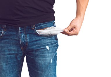 Adam boş cep Jeans