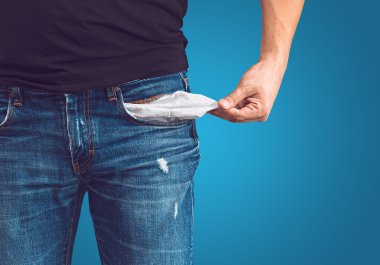 Adam boş cep Jeans