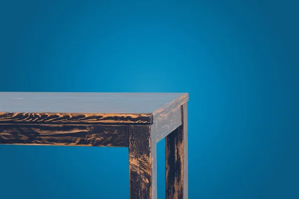 Dřevěný stůl, samostatný — Stock fotografie