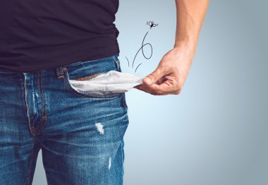 Adam boş cep Jeans
