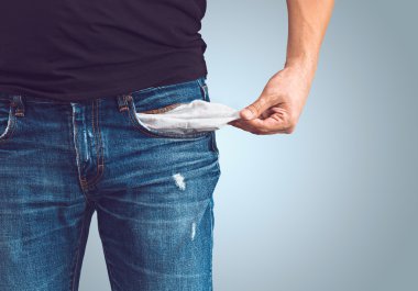 Adam boş cep Jeans