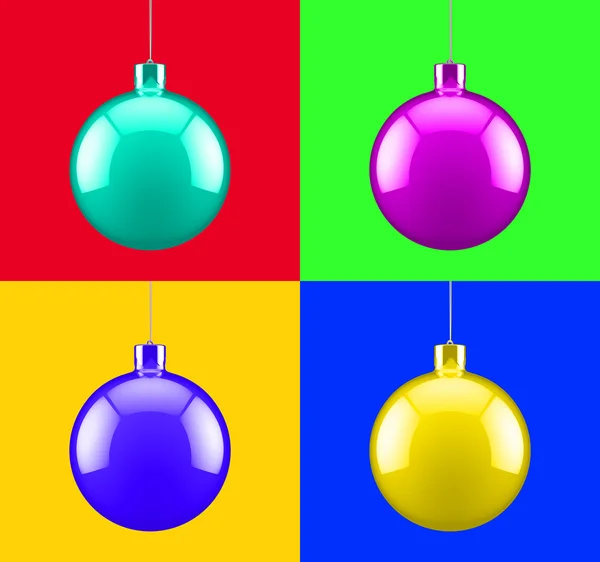 Natale decorazione pop art — Foto Stock