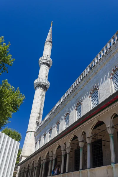 Seitenansicht der blauen Moschee — Stockfoto