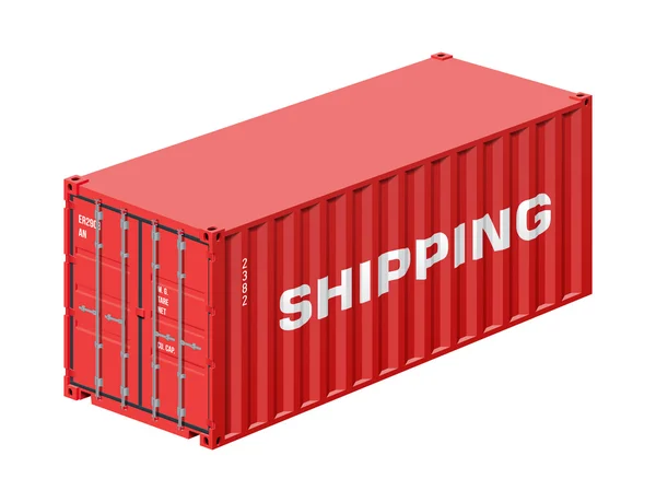 Přepravní kontejner — Stockový vektor