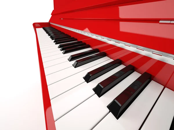 Пианино крупный план — стоковое фото