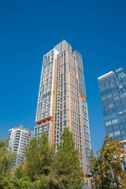 11 Ekim 2025 - Taşkent, Özbekistan: Gündüzleri Yuva Bir gökdeleni, Özbekistan 'ın en yüksek binası