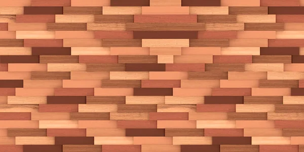 Illustration Texture Background Three Dimensional Realistic Wooden Cubes Different Levels — Stock Photo, Image