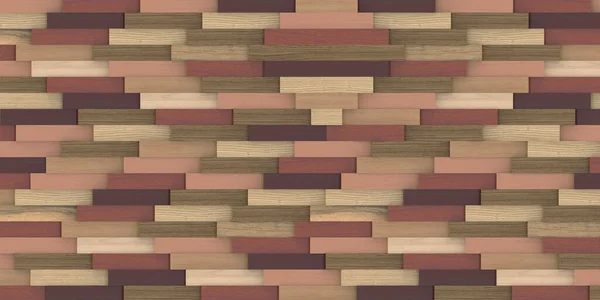 Illustrazione Texture Sfondo Cubi Legno Tridimensionali Realistici Diversi Livelli Con — Foto Stock