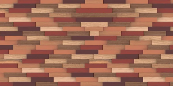 Illustration Texture Background Three Dimensional Realistic Wooden Cubes Different Levels — Stock Photo, Image