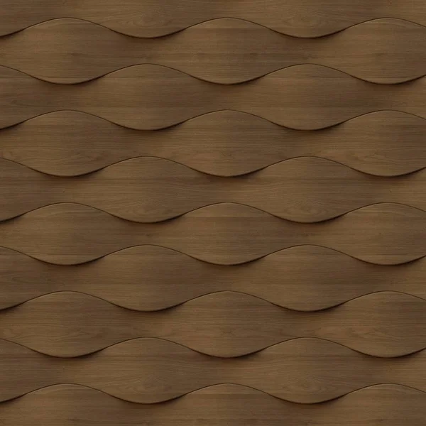 3d illustration. Abstract background, three-dimensional, realistic wooden planks in the shape of leaves with a shadow, with the texture of natural wood, are arranged chaotically. Wood panel. Render