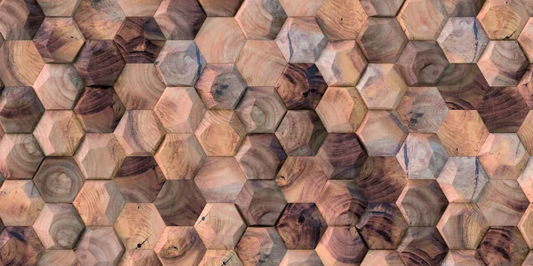 Illustration Texture Background Three Dimensional Realistic Wooden Polygons Shadow Texture — Stock Photo, Image