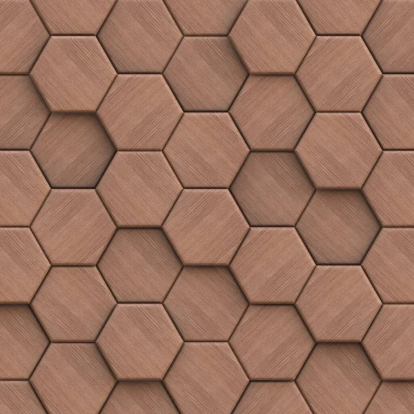 Illustration Texture Fond Polygones Bois Tridimensionnels Réalistes Avec Une Ombre — Photo
