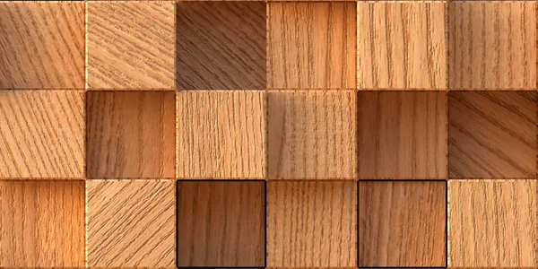 3 boyutlu illüstrasyon. Doku, arkaplan, üç boyutlu, gerçekçi tahta küpler farklı seviyelerde, gölgeler, çıtalar, doğal dokular. Tahta panel, ahşap desenli arka plan. Hazırla