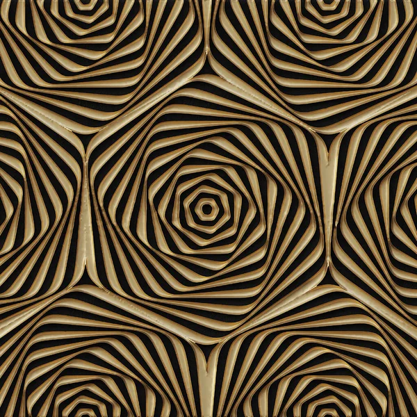 Abstract Background Gilding Illustration Black Relief Background Three Dimensional Abstract — 스톡 사진