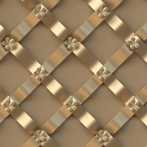 Illustratie Afbeelding Van Snijdend Tape Volume Geometrische Ornament Van Verweven — Stockfoto